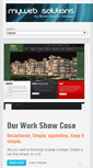 Mobile Screenshot of mywebsolutions.co.in